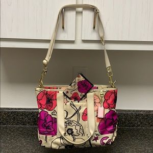 Coach Poppy Shoulder Bag and Matching Wallet